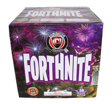 Forthnite 500g Fireworks Cake