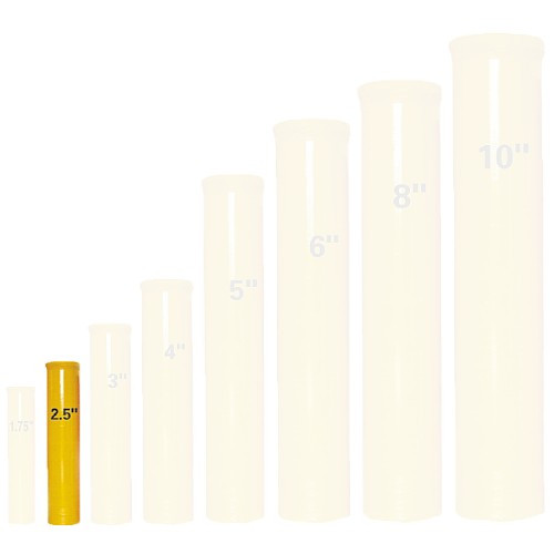 2.5 inch Fiberglass Mortar with Plug