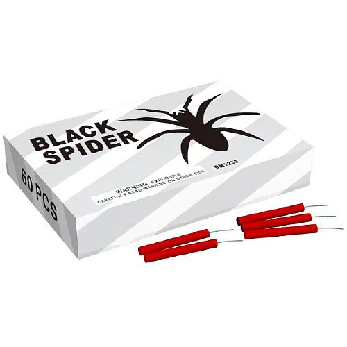 Black Spider Firecrackers 60 Piece