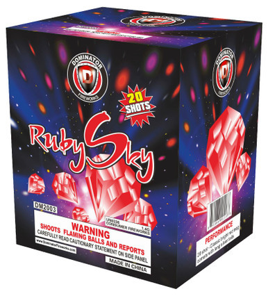 Ruby Sky 200g Fireworks Cake