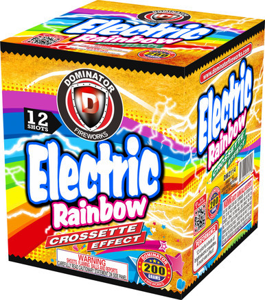 Electric Rainbow Crossettes 200g Fireworks Cake