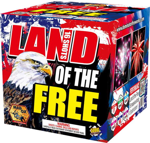 Land of the Free 500g Fireworks Cake
