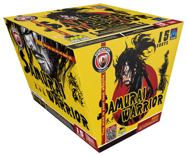 Samurai Warrior 500g Fireworks Cake