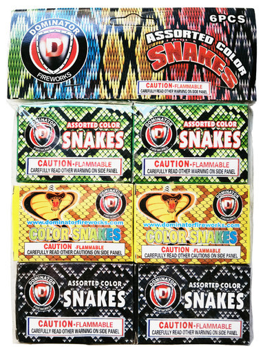 Assorted Color Snakes