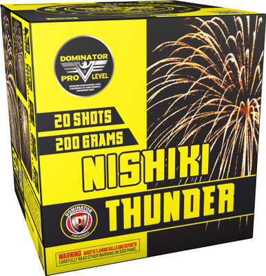 Nishiki Thunder 200g Fireworks Cake