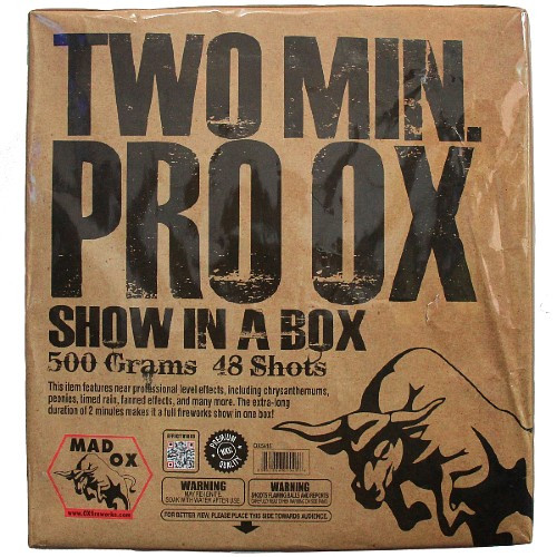 Pro Ox 2 Minute Show Cake 500g Fireworks Cake