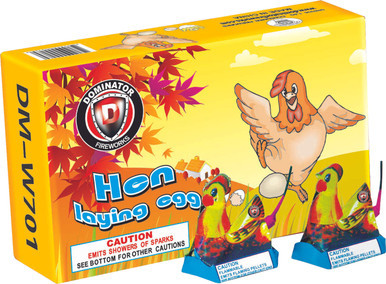 Hen Laying Eggs 24 Piece