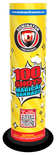 100S Magical Barrage 200g Fireworks Cake