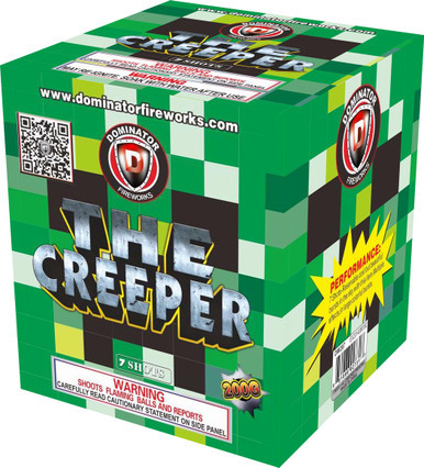 The Creeper 200g Fireworks Cake