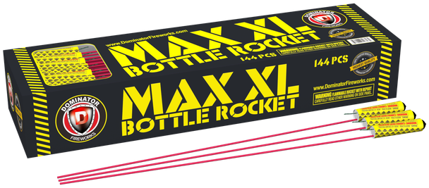 DOMINATOR MAX BOTTLE ROCKET W/ REPORT XL 144/1
