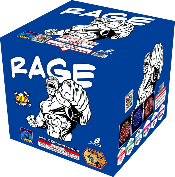 Rage 500g Fireworks Cake