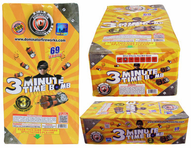 3 Minute Time Bomb 500g Fireworks Cake