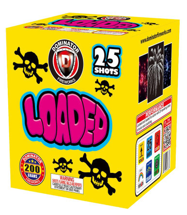 Loaded 200g Fireworks Cake