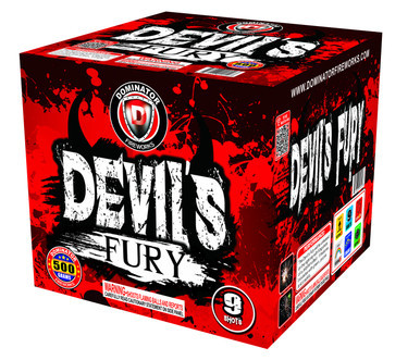 Devil's Fury 500g Fireworks Cake