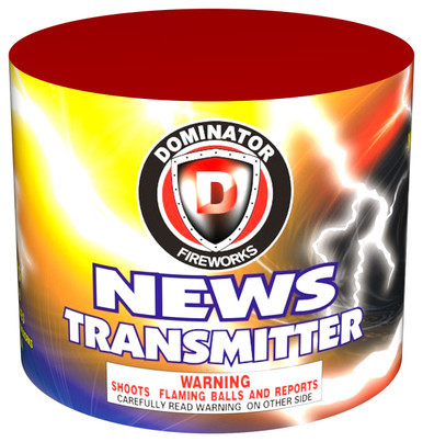 News Transmitter 200g Fireworks Cake