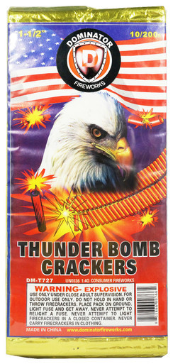 Dominator Thunderbomb Firecrackers 200s