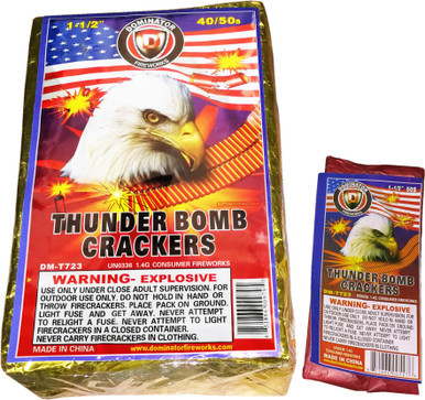 Dominator Thunderbomb Firecrackers 50s