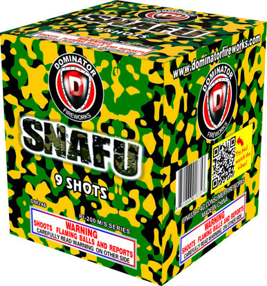 SNAFU 200g Fireworks Cake