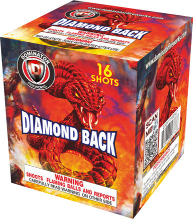Diamond Back 200g Fireworks Cake