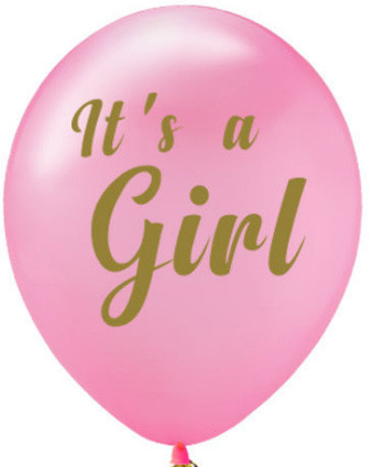 Gender Reveal 12 inch Balloons Pink