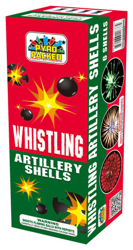 Whistling Artillery Shells 6 Shot Reloadable Artillery