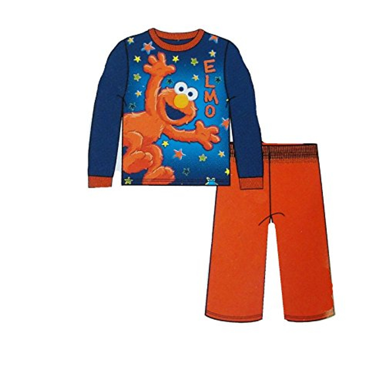 Sesame Street Elmo Boy s Flannel Pajama Pants Set Size 4T