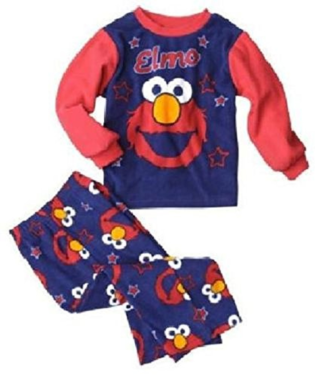 Sesame Street Boy s Elmo Star Fleece Pajama Pants Set Size 4T