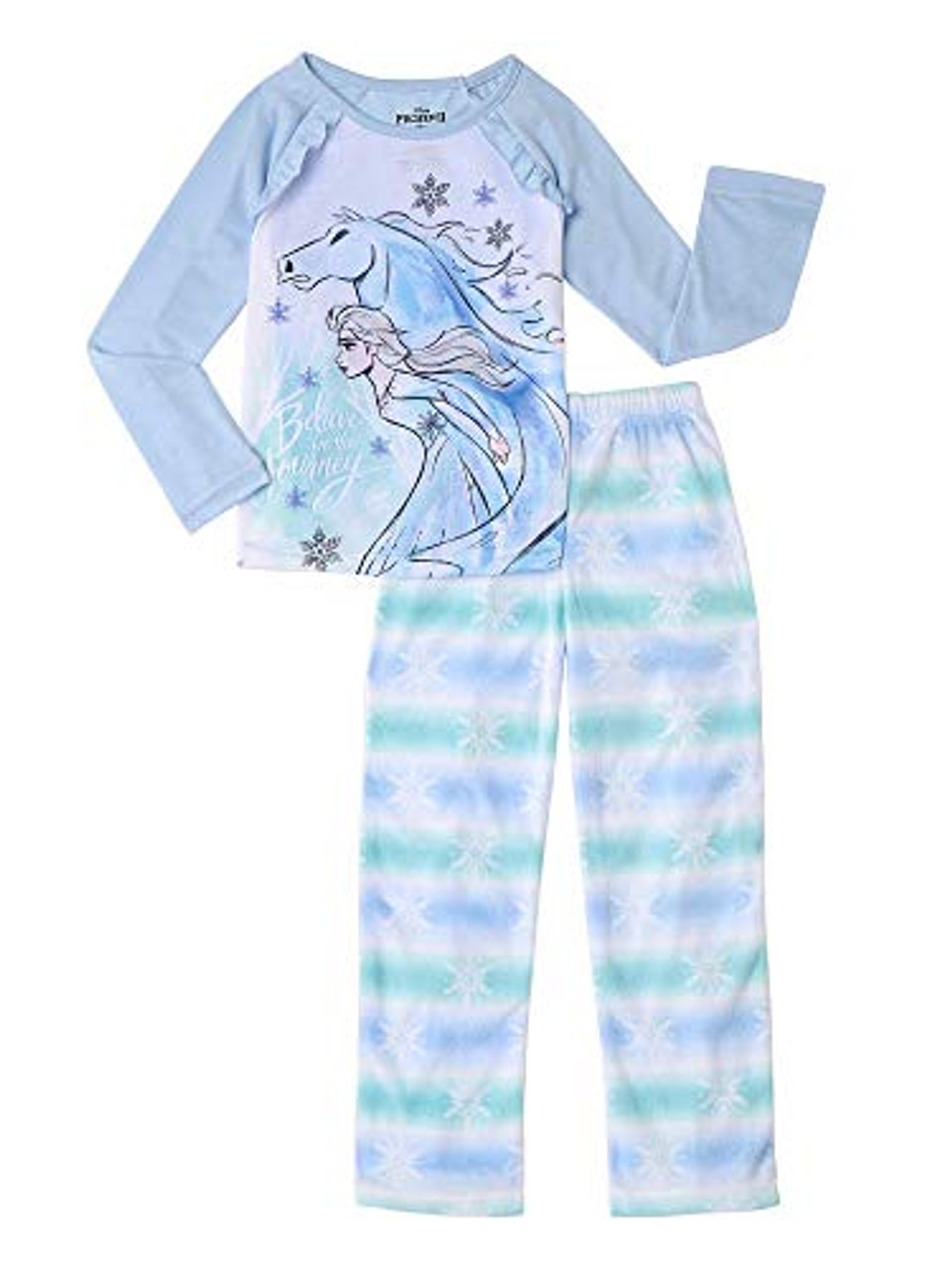 Girl s Frozen II Elsa and The Nokk Spirit Horse Pajama Set