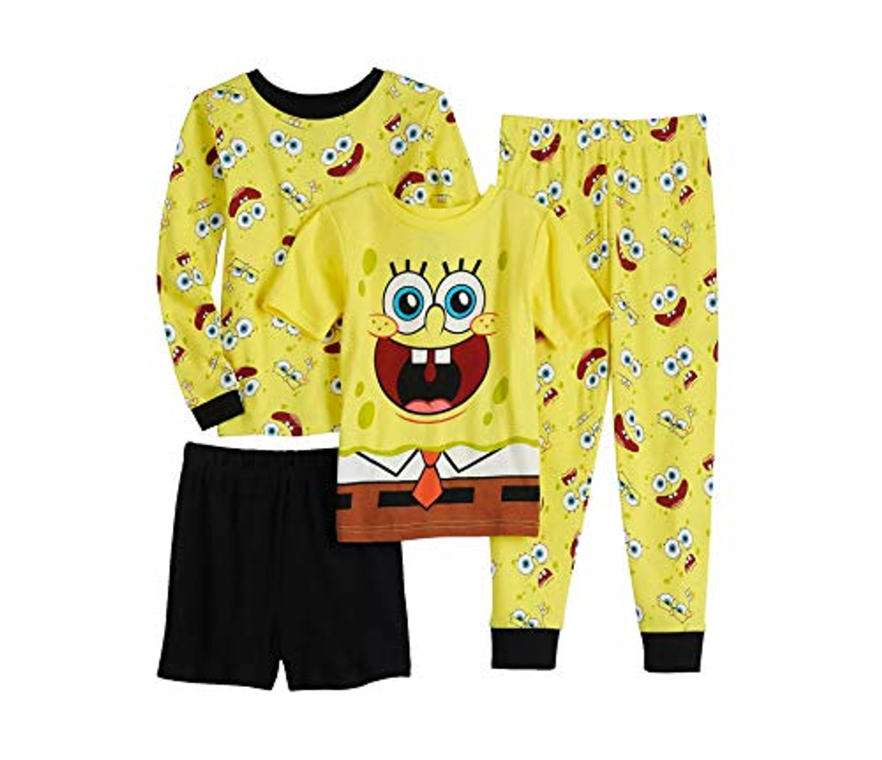 Little boy 2025 in spongebob pajamas