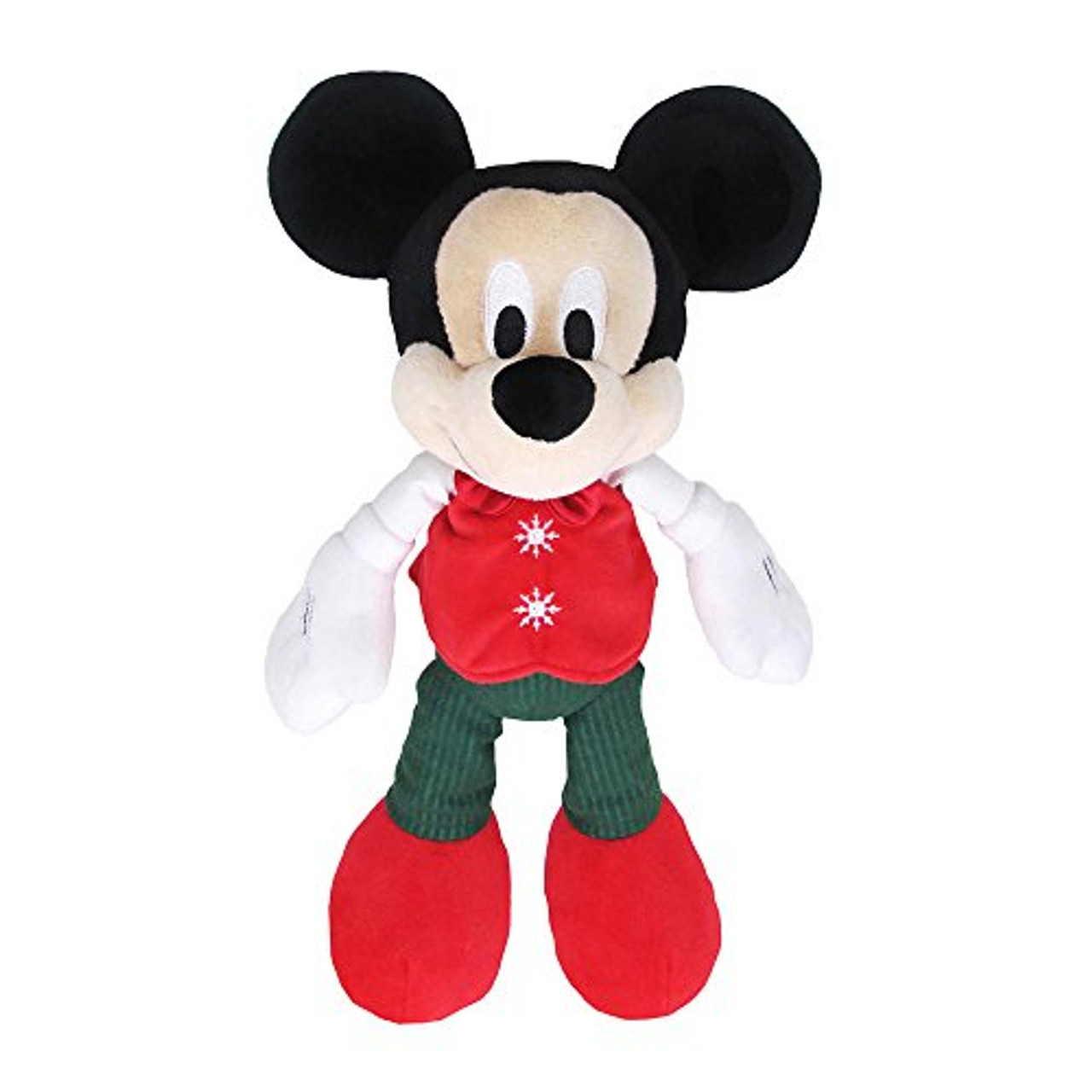 mickey mouse christmas stuffed animal