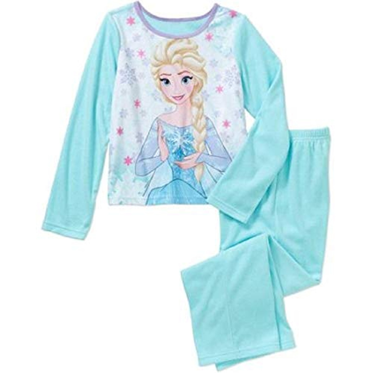 verpleegster Chip Boom Disney Frozen Elsa Snowflake Blue Flannel Pajama Set, Size 4/5 - Little  Dreamers Pajamas