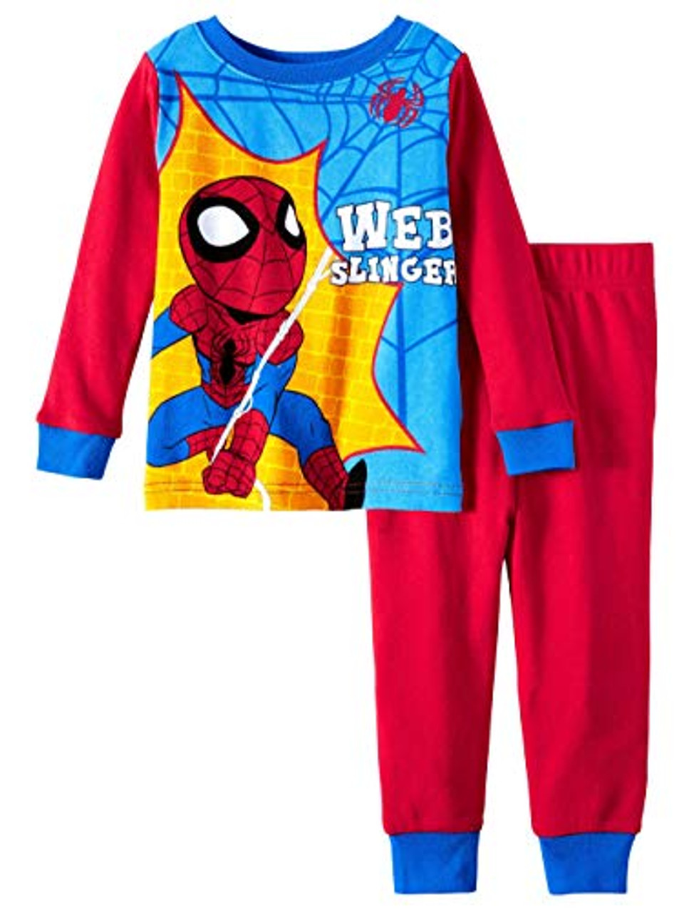 Marvel Spiderman Pajamas Web Slinger 2 Piece Sleep Set Size 3T