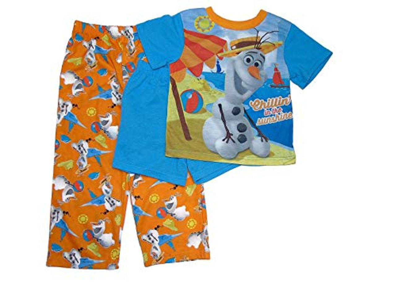 Olaf Chillin in The Sunshine Boy s 3 Piece Pajama Set Size 4T