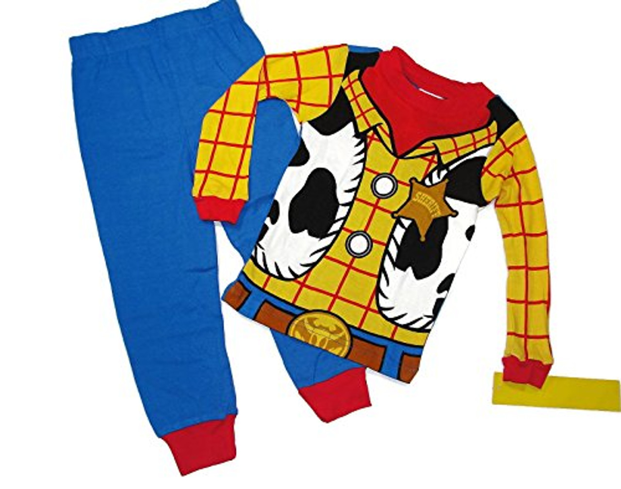 Disney Toy Story Boy s Sheriff Woody Pajama Pants Set Size 4