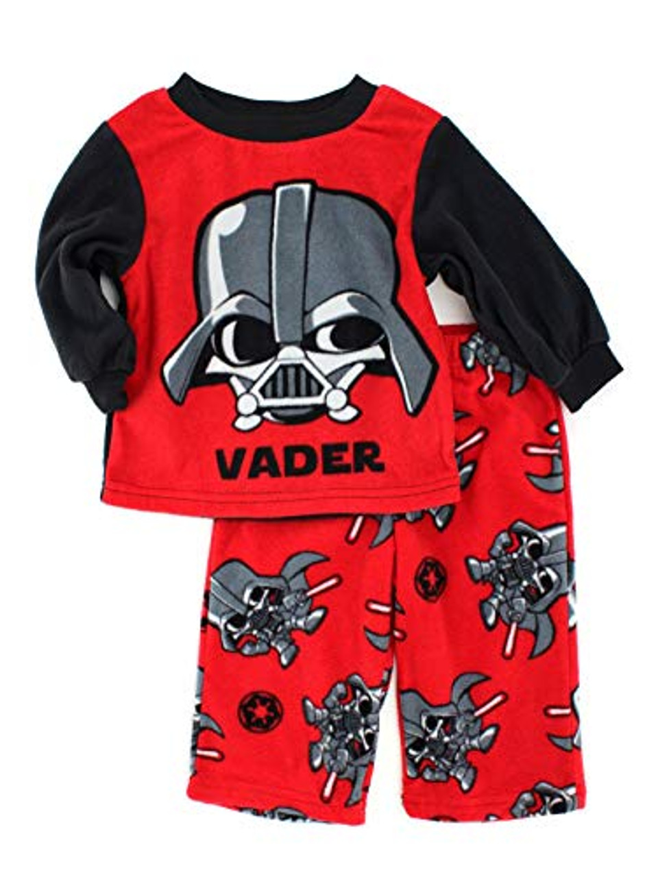 Star Wars Baby Vader Toddler Boys Fleece Pajama Set Size 4T