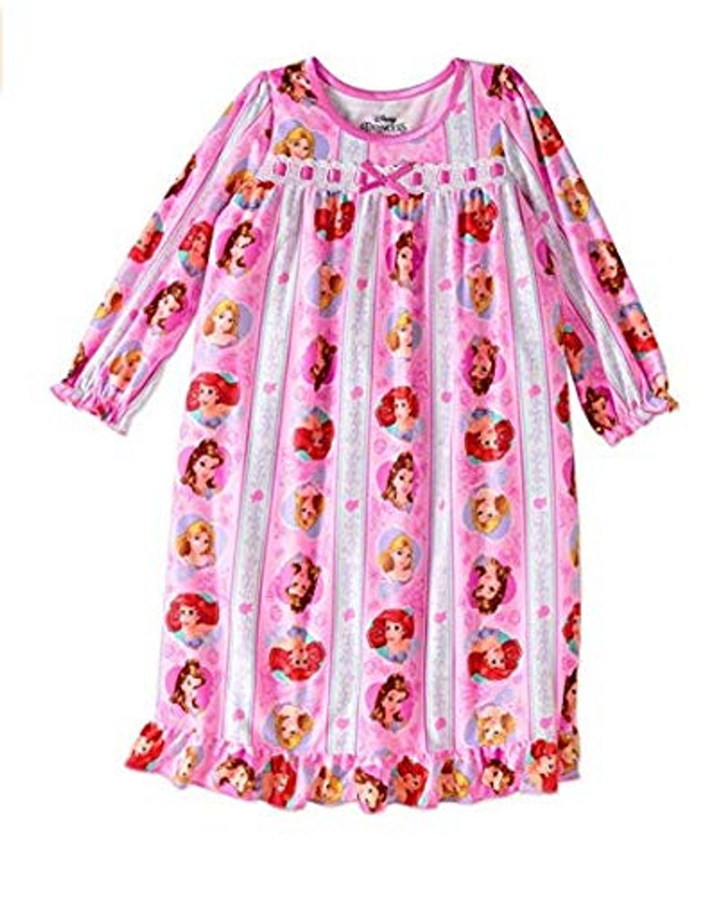 Disney Girl s Flannel Granny Nightgown Gown Princesses Size 5T