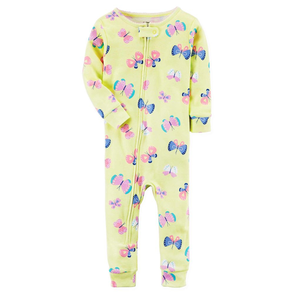 footless zipper pajamas