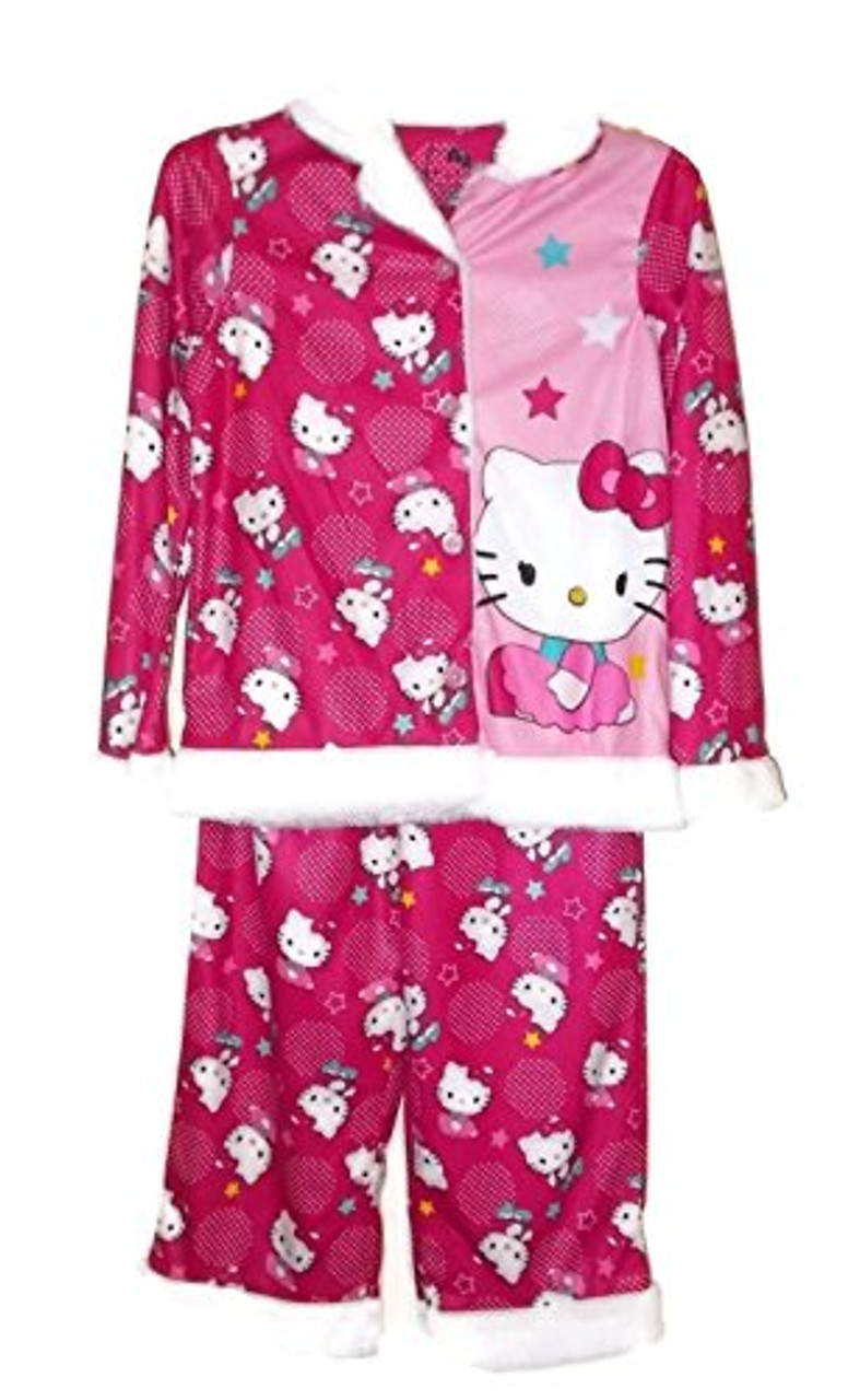 Hello Kitty fuzzy pajama pants. never been worn.... - Depop