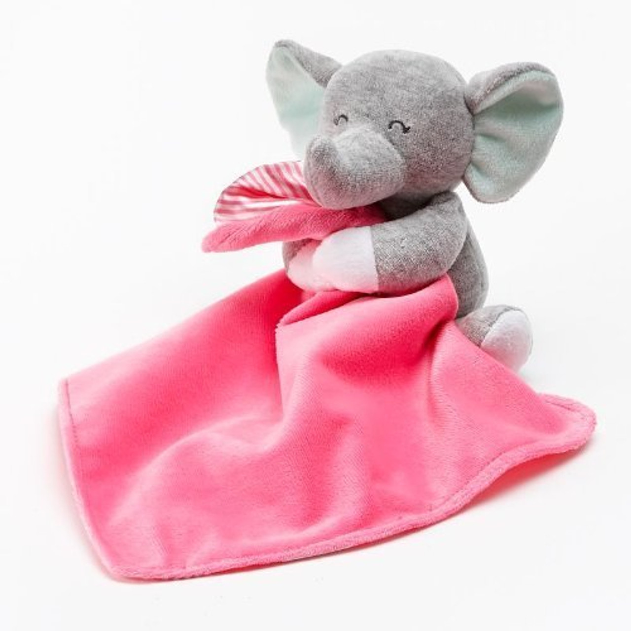 Carters Plush Elephant Pink Security Blanket