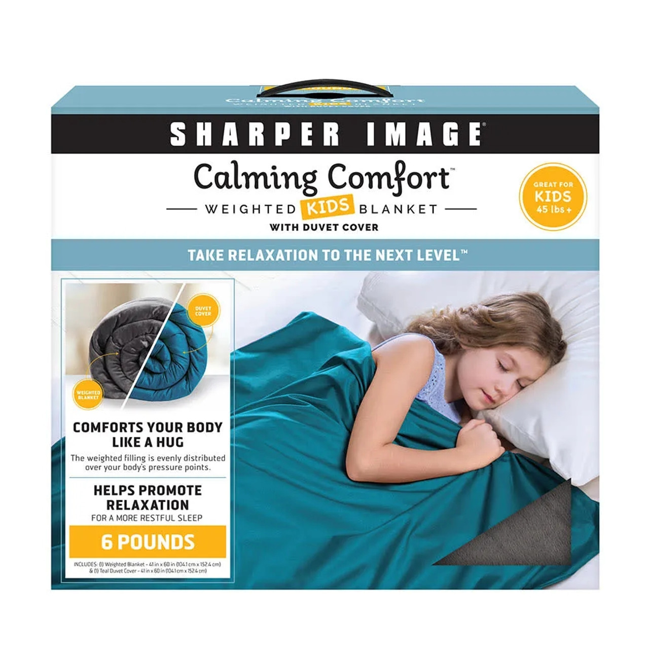 Kids Sharper Image Calming Comfort Weighted Blanket, 6 lbs