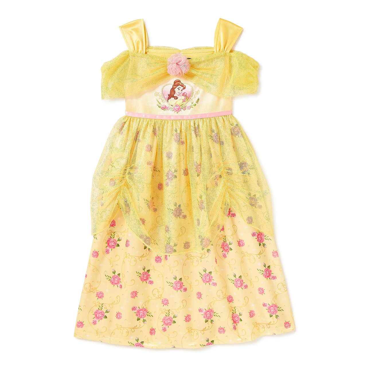 Disney Princess Belle Fancy Nightgown Tulle and Roses Gown