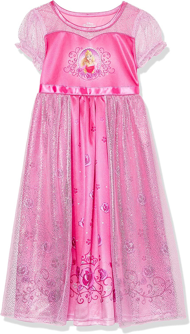 Sleeping Beauty Aurora Toddler Girl s Fancy Pink Tulle Nightgown