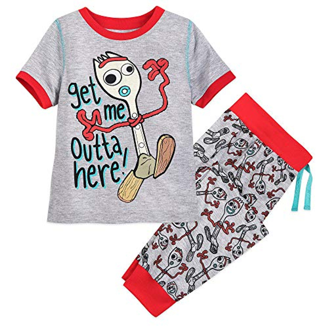 Disney Forky Pajama Set for Boys Toy Story 4 Size Multi Little