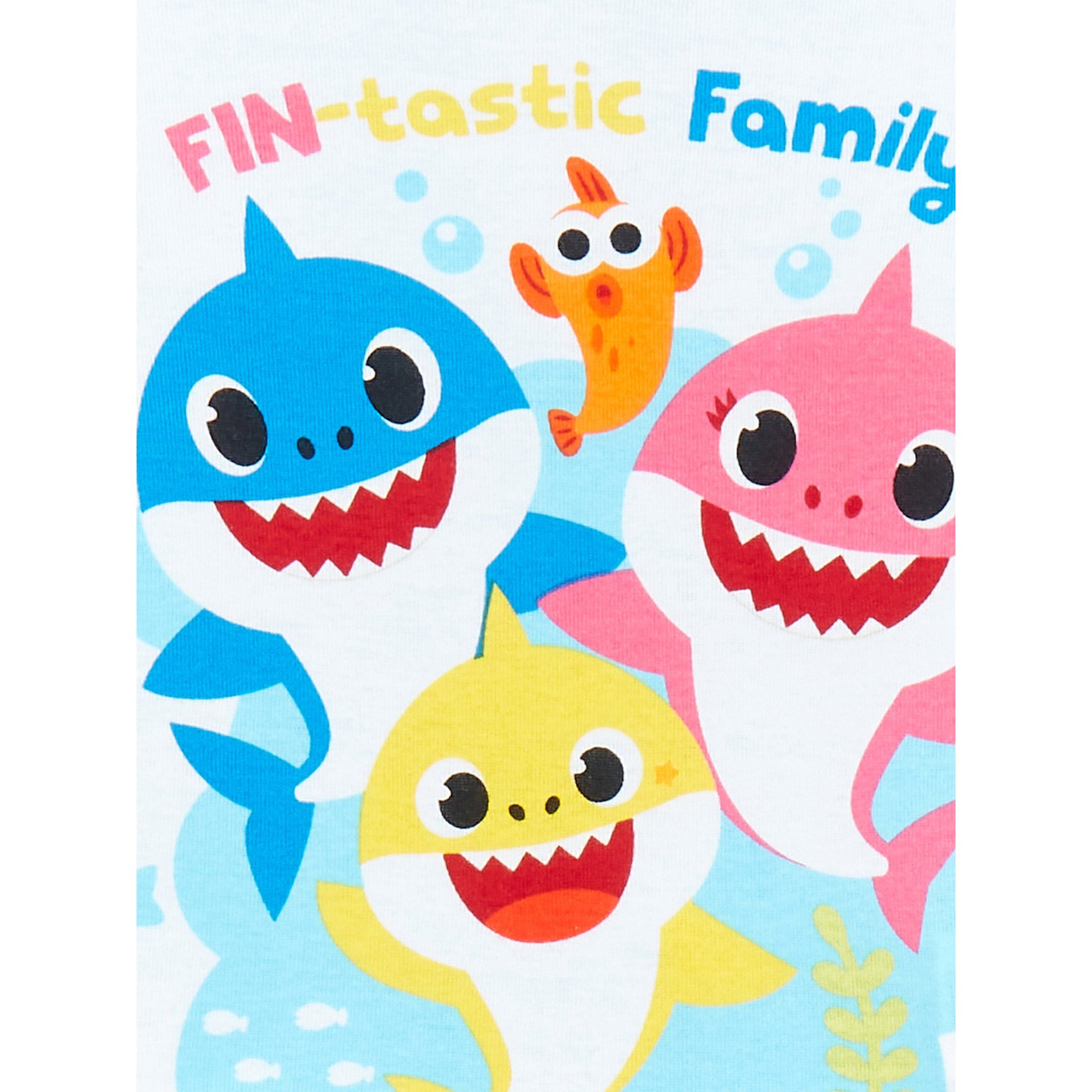 Baby Shark Toddler Fin tastic Family Cotton Pajama Set Size 4T