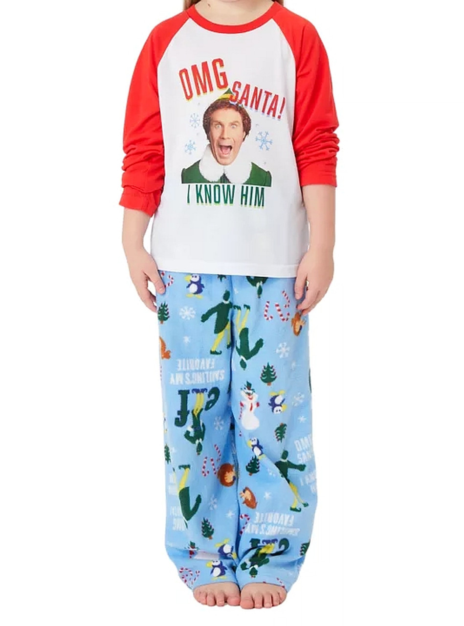 Buddy The Elf Christmas Movie Toddler Boy's, Girl's Holiday Pajama Set -  Little Dreamers Pajamas