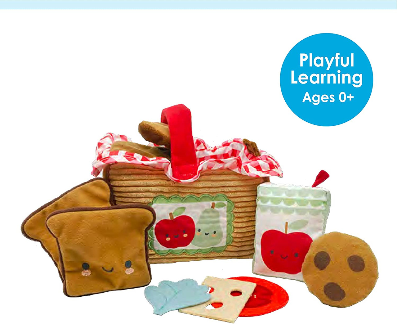 Carter's Plush Picnic Basket Food Playset, Kids Preferred - Little Dreamers  Pajamas