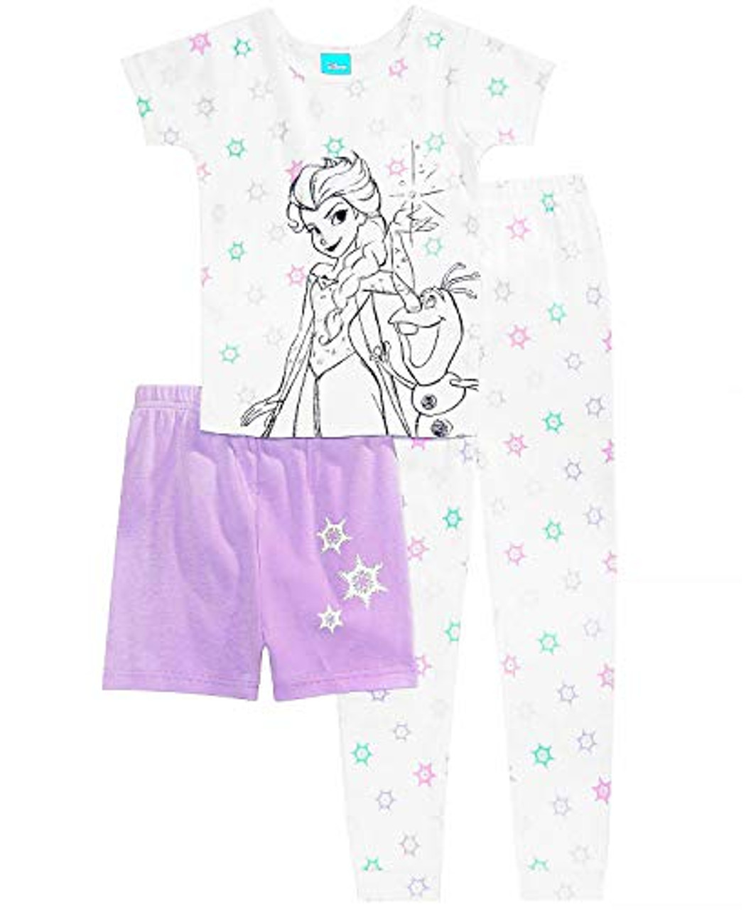 Disney Frozen Elsa Toddler Girl/'s 2-PC Sleepwear Pajama Set Flanne Size 3T NEW!