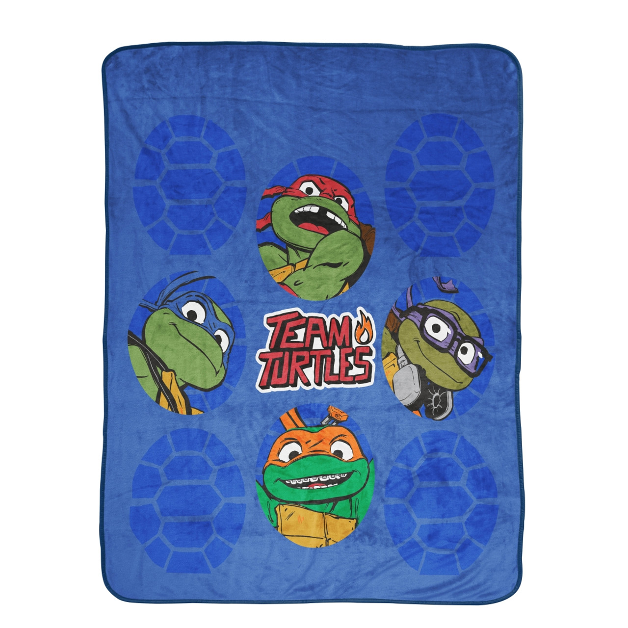 Teenage Mutant Ninja Turtles Fleece Blanket Throw Team Turtles