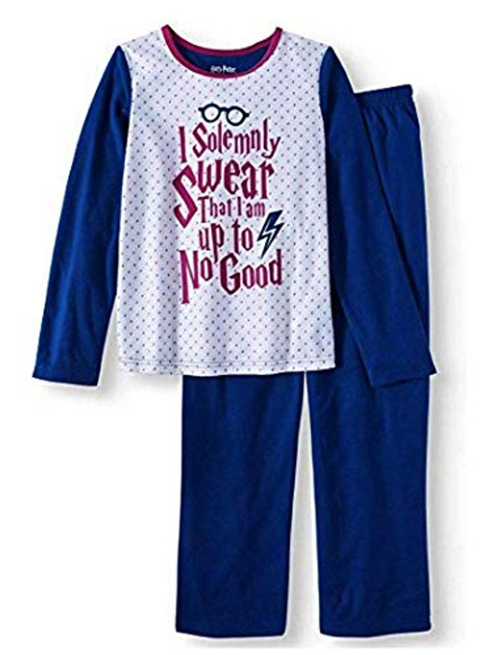 HARRY POTTER Girls Fleece Solemnly Swear That I m Up To No Good Pajama Pants Set