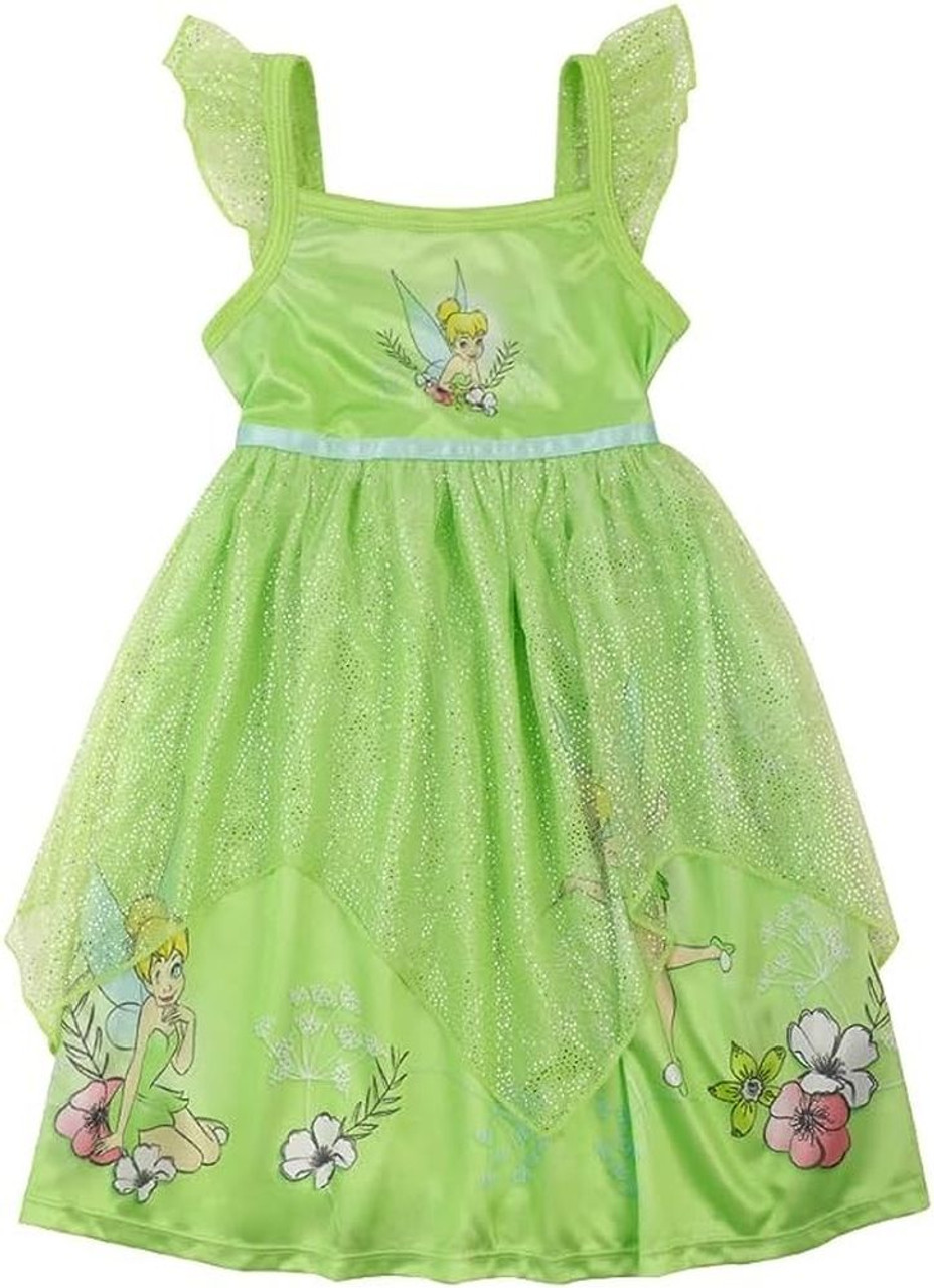 Disney Tinkerbell Toddler Girl s Green Shimmery Tulle Fantasy